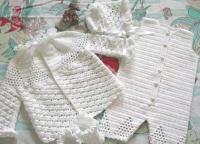 Вязаные вещи крючком для новорожденных Вязаная одежда для новорожденных мальчиков крючком
